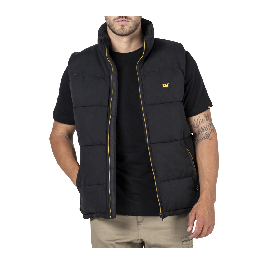 Caterpillar Clothing Karachi - Caterpillar Arctic Zone Mens Vests Black (328190-LPX)